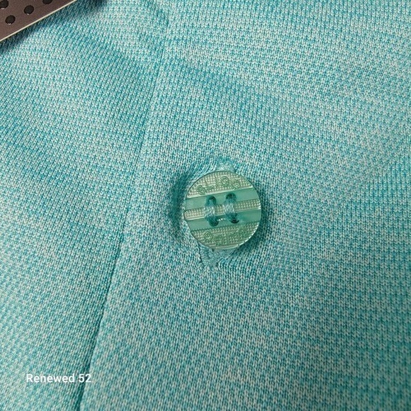 Slingo Wear Men's XL Blue Polo Shirt UPF 40 Moisture Wicking NEW - Picture 11 of 13